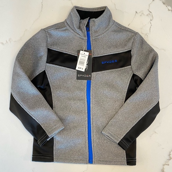 Spyder Zippered Sweatshirt Jacket - Picture 1 of 4